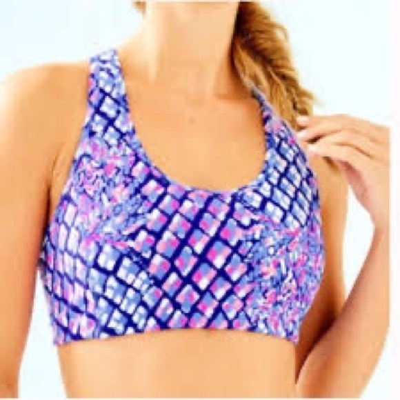 Lilly Pulitzer Luxletic Teegan Sport Bra Toe In XS - Picture 5 of 10
